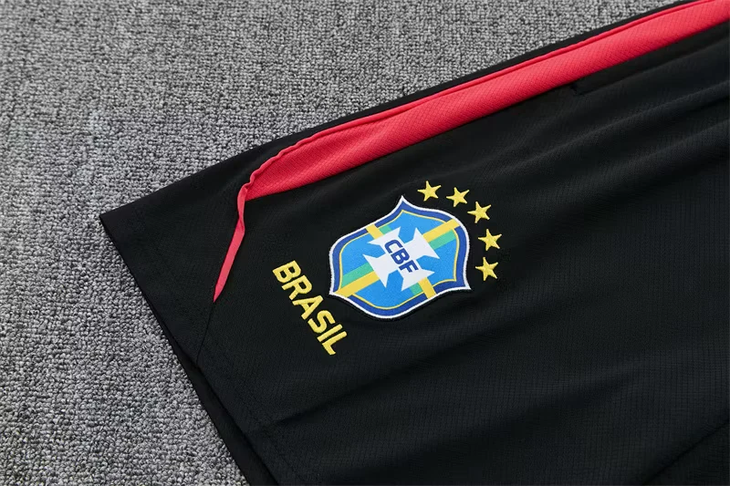 2026-27 Brazil Black Short-Sleeve Training Jersey view 13