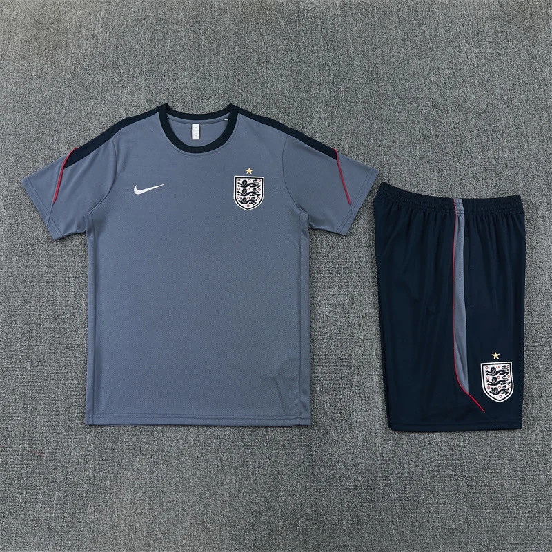 2026-27 England Grey Short-Sleeve Training Jersey view 13