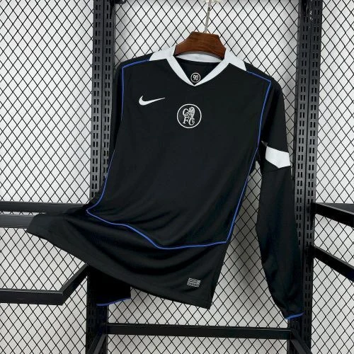 2025-26 Chelsea Away Long-Sleeve Kit - Fan Edition