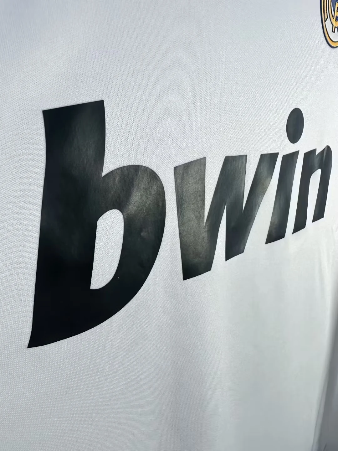 2011-12 Real Madrid Home Long Sleeve Retro Jersey view 4