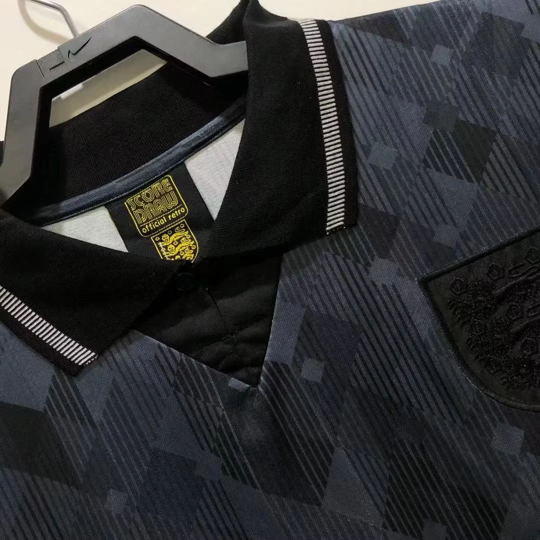 1990 England Away Retro Shirt - No Logo view 6
