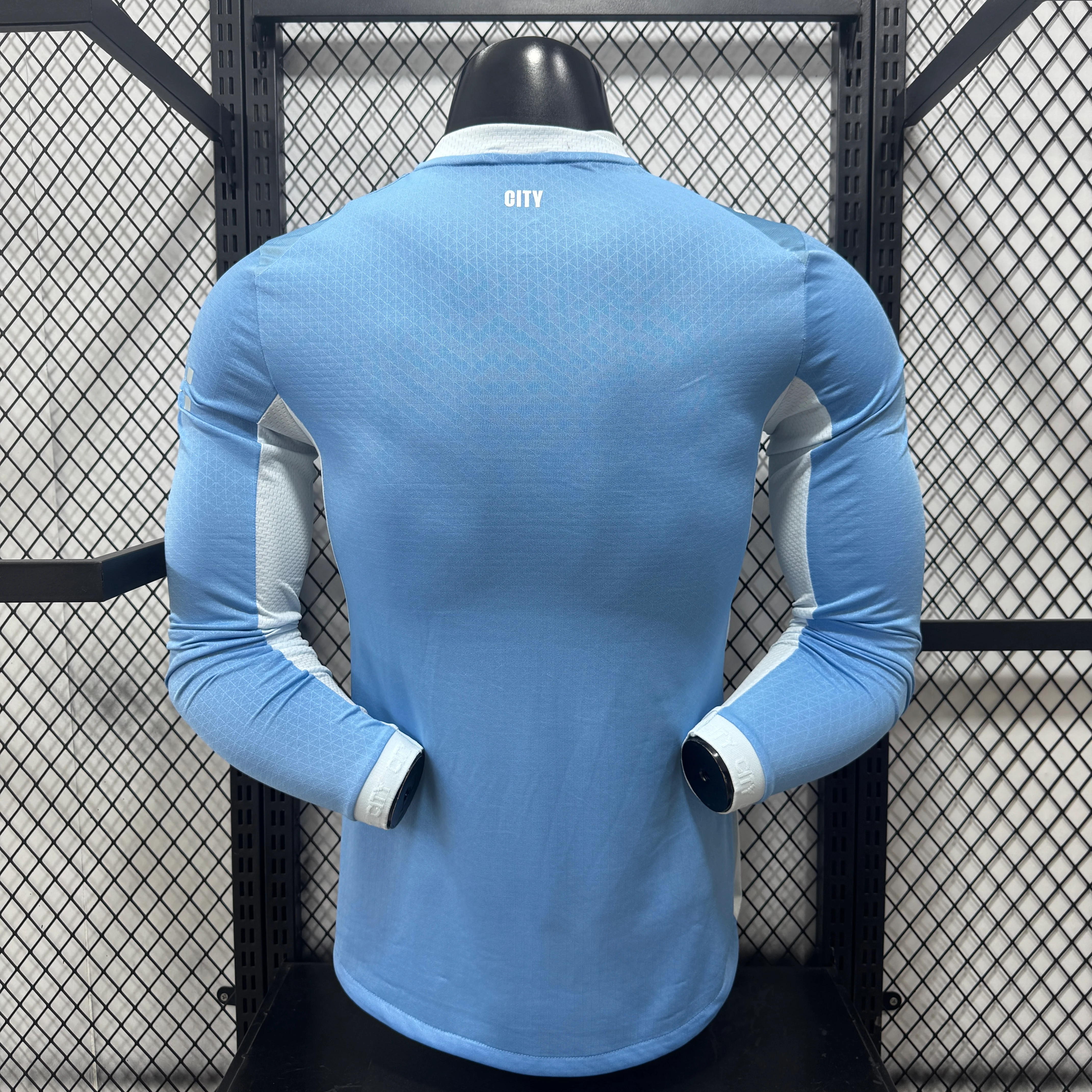 2026-27 Manchester City Home Long-Sleeve Jersey - Player Edition view 2