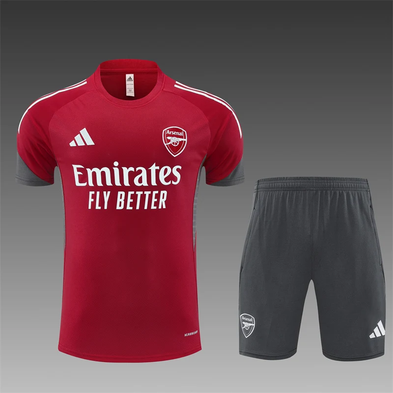 2025-26 Arsenal Red Short-Sleeve Training Jersey view 16