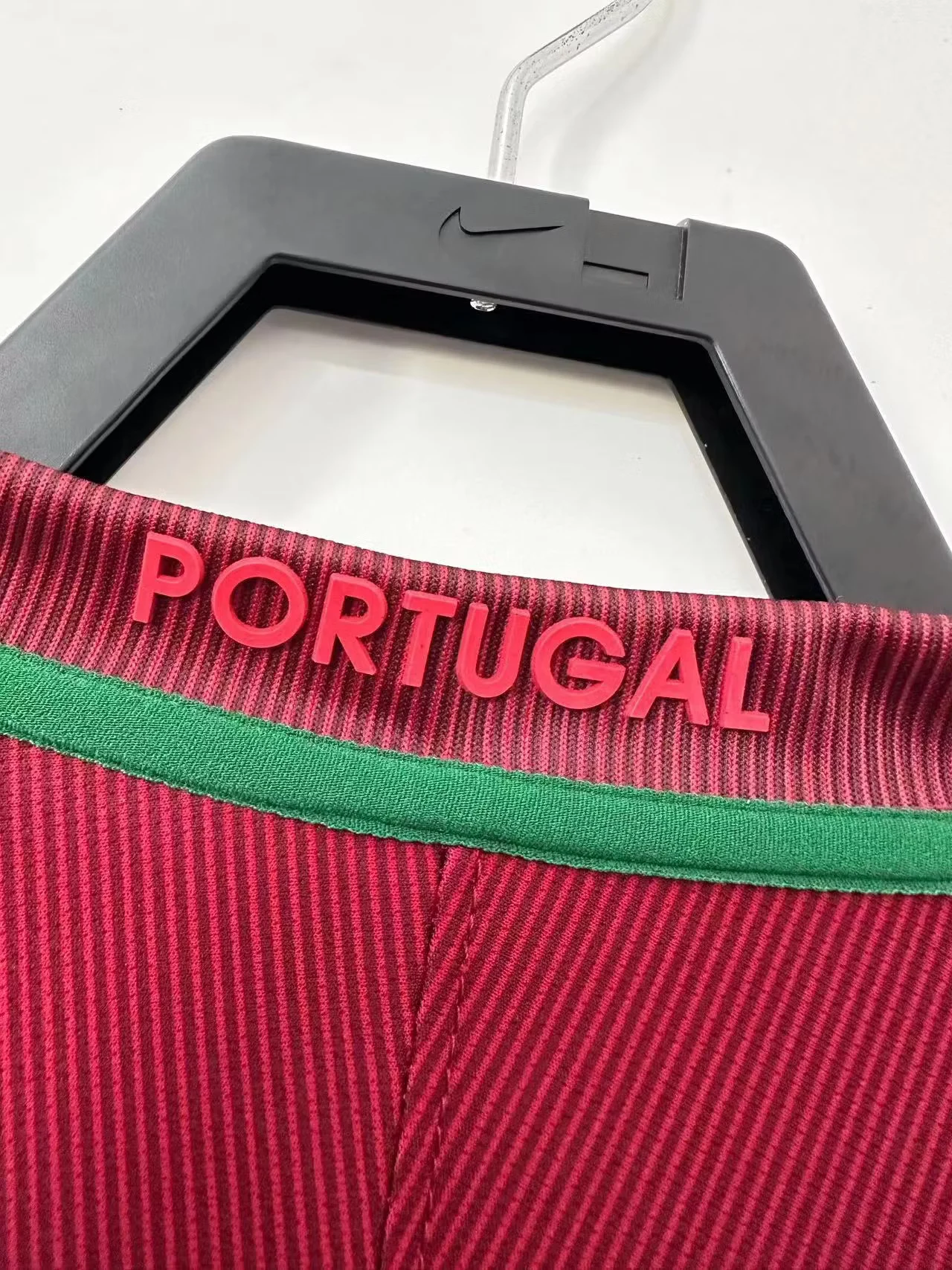 2016 Portugal Home Long Sleeve Retro Jersey view 9