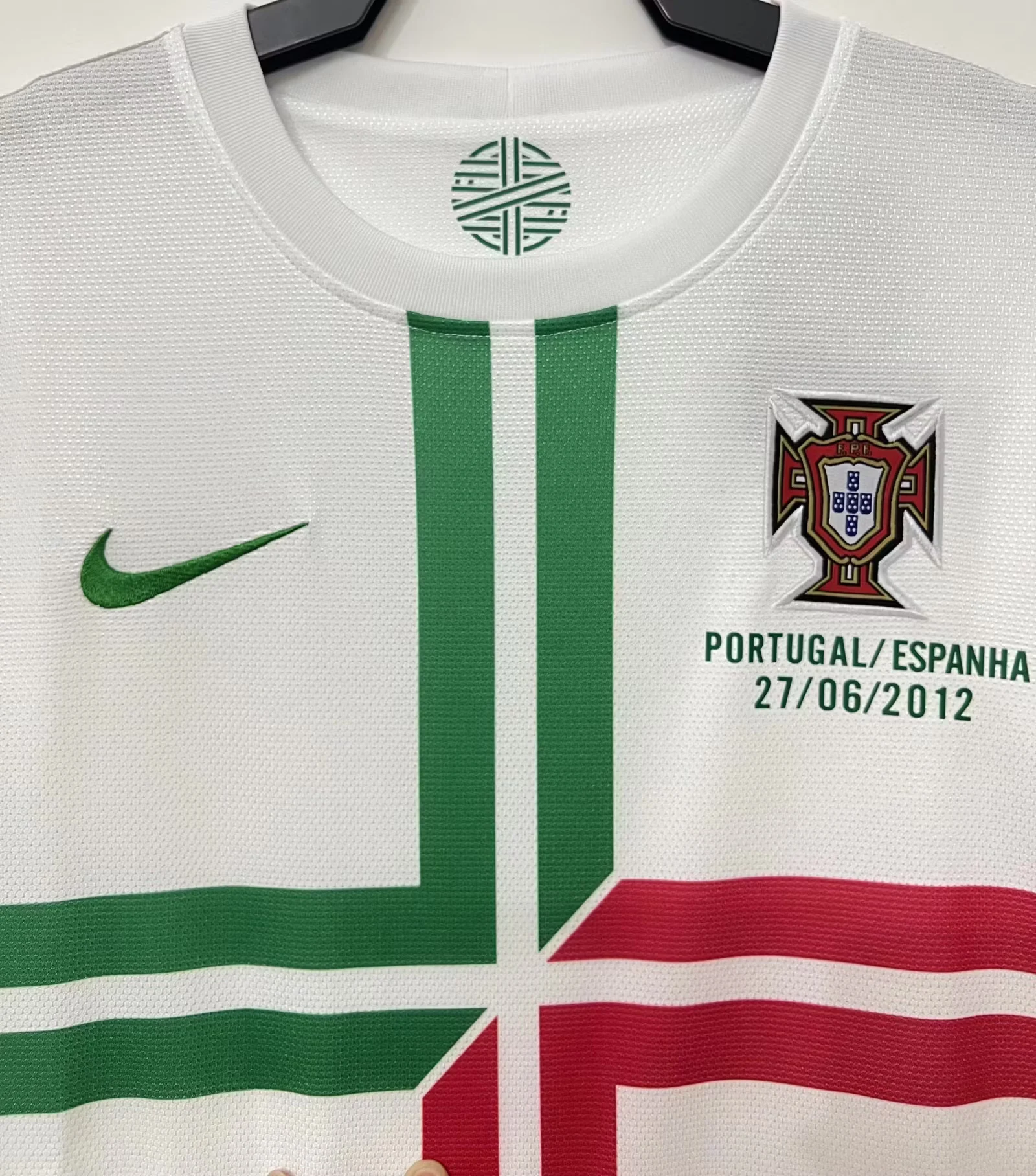 2012 Portugal Away Long Sleeve Retro Jersey view 8