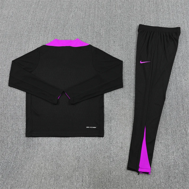 2025-26 England Black Half-Zip Training Jersey view 15