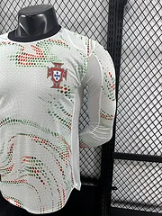 2025-26 Portugal Away Long Sleeve Shirt - Players view 7