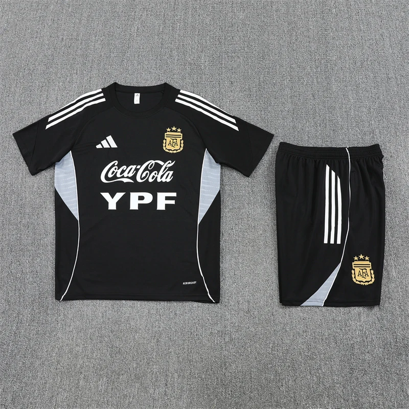 2025-26 Argentina Black Short-Sleeve Training Jersey view 15