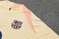 2025-26 Barcelona Beige Half-Pull Training Jersey view 10