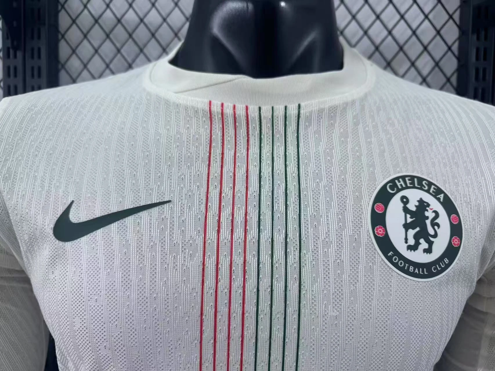 2025-26 Chelsea Away Long-Sleeve Jersey – Player Version view 3