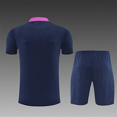 2025-26 Barcelona Royal Blue Short Sleeve Training Jersey view 2