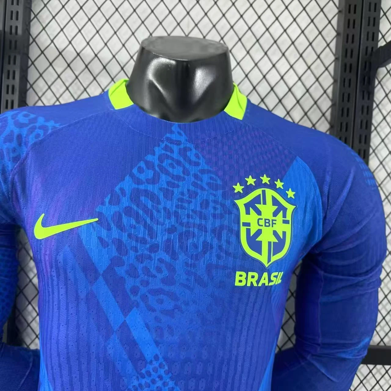 2025-26 Brazil Away Long-Sleeve Jersey – Player Version view 5