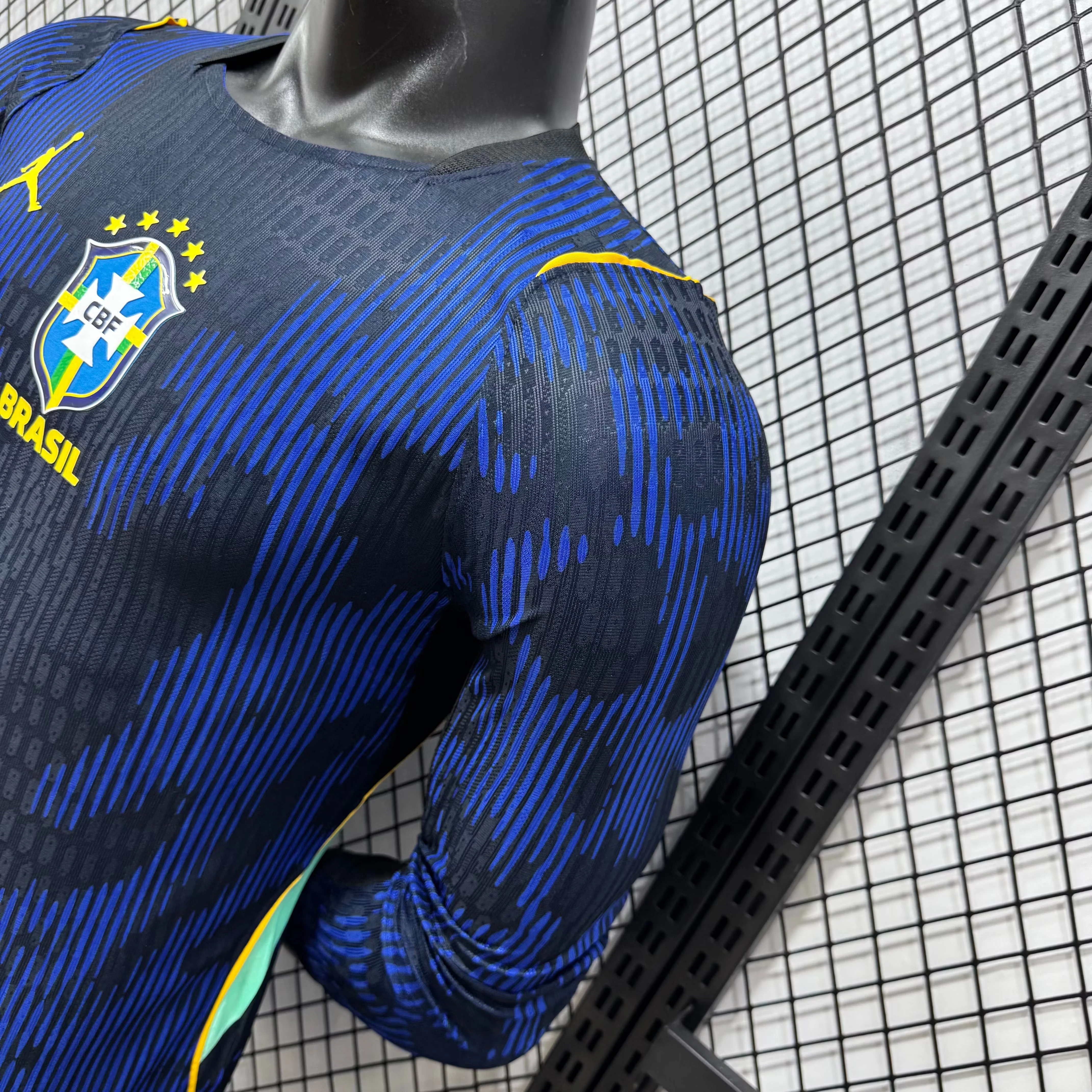 2026-27 Brazil Away Long-Sleeve Jersey - Player Version view 8