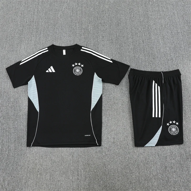 2025-26 Germany Black Short-Sleeve Training Jersey view 16