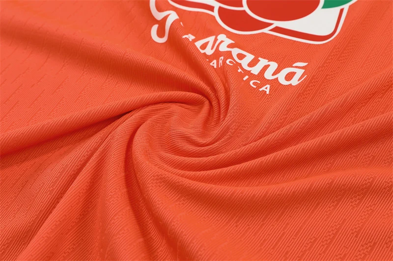 2025-26 Brazil Orange Half-Zip Training Jersey view 4