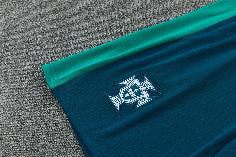 2026-27 Portugal Team Dark Green Short-Sleeve Training Jersey view 8