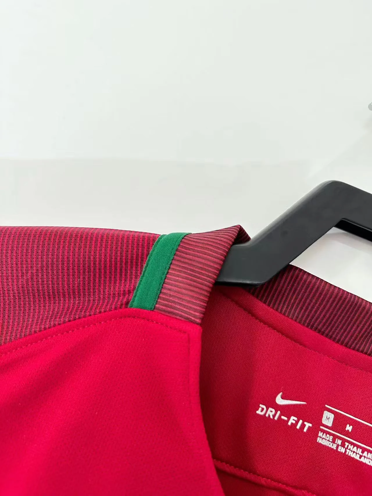 2016 Portugal Home Long Sleeve Retro Jersey view 3