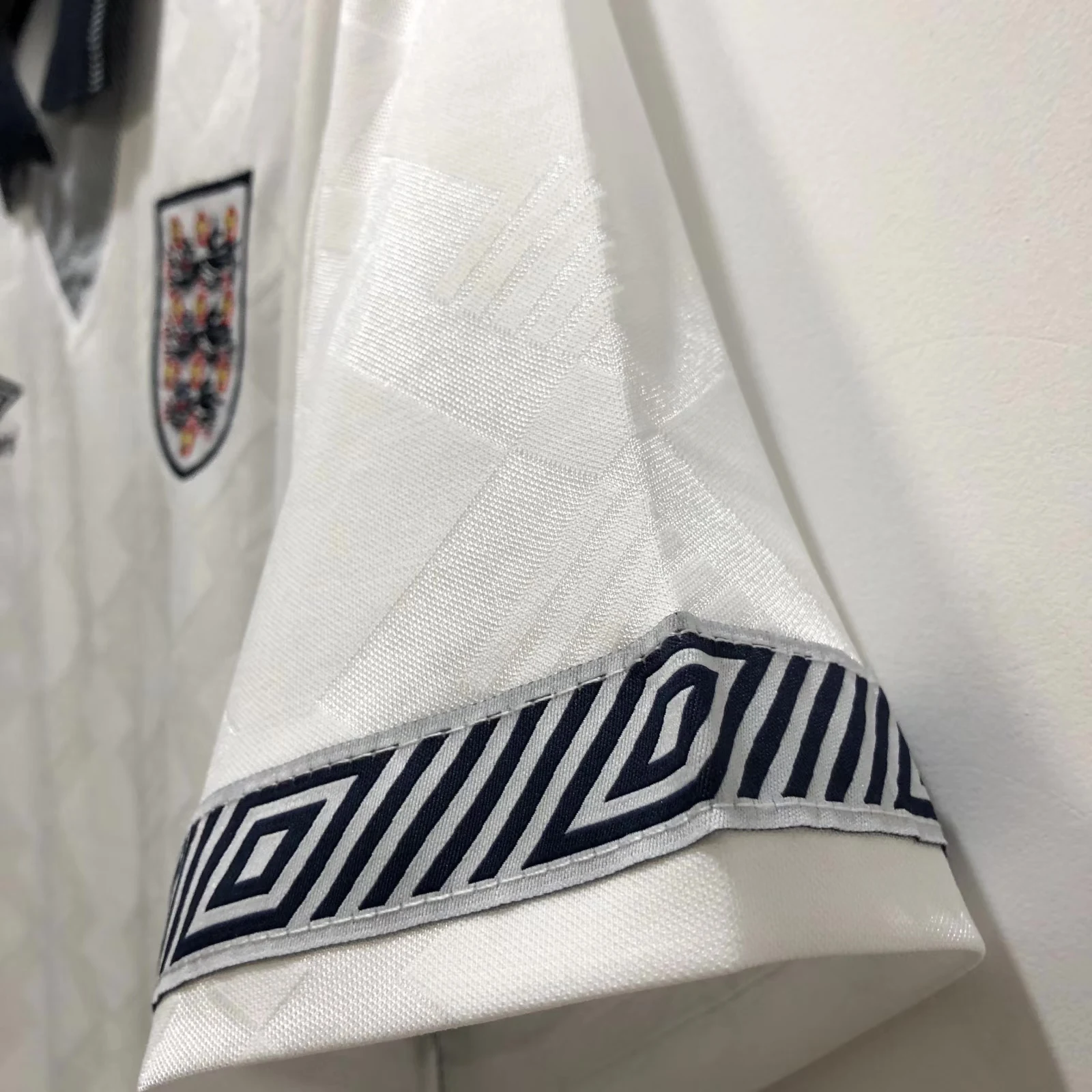 1990 England Home Retro Jersey view 5