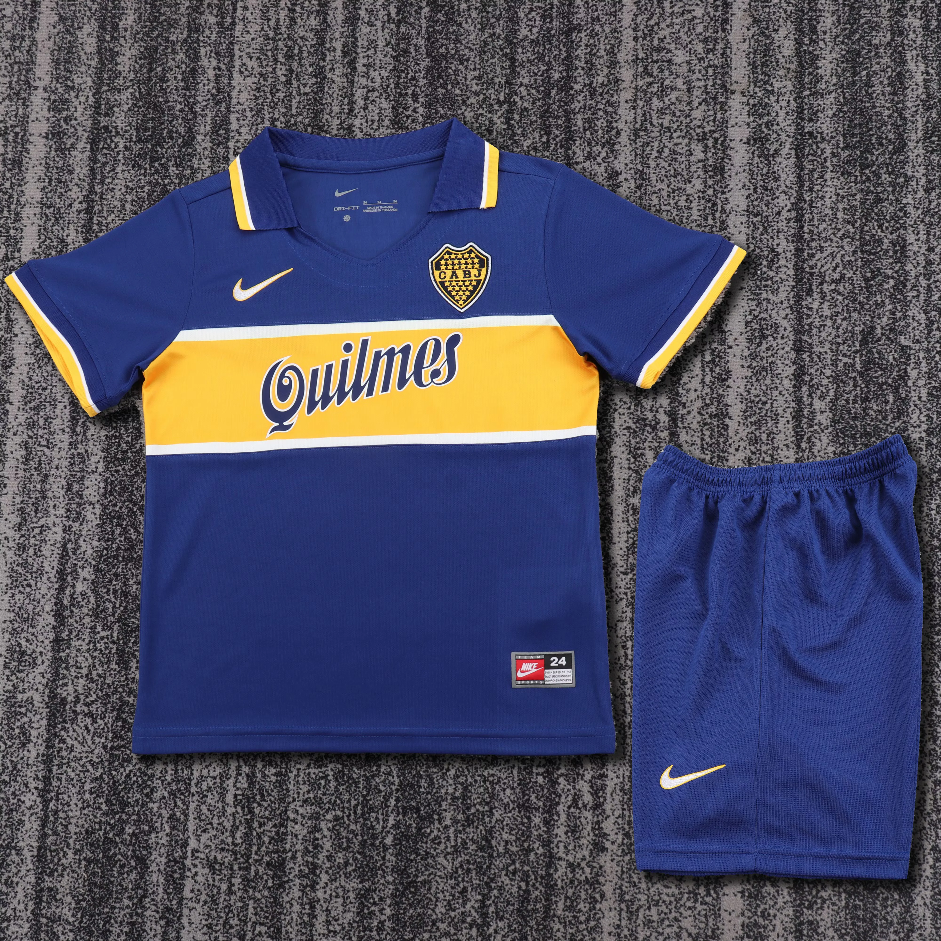 1996-97 Boca Juniors Home Retro Jersey - Children's