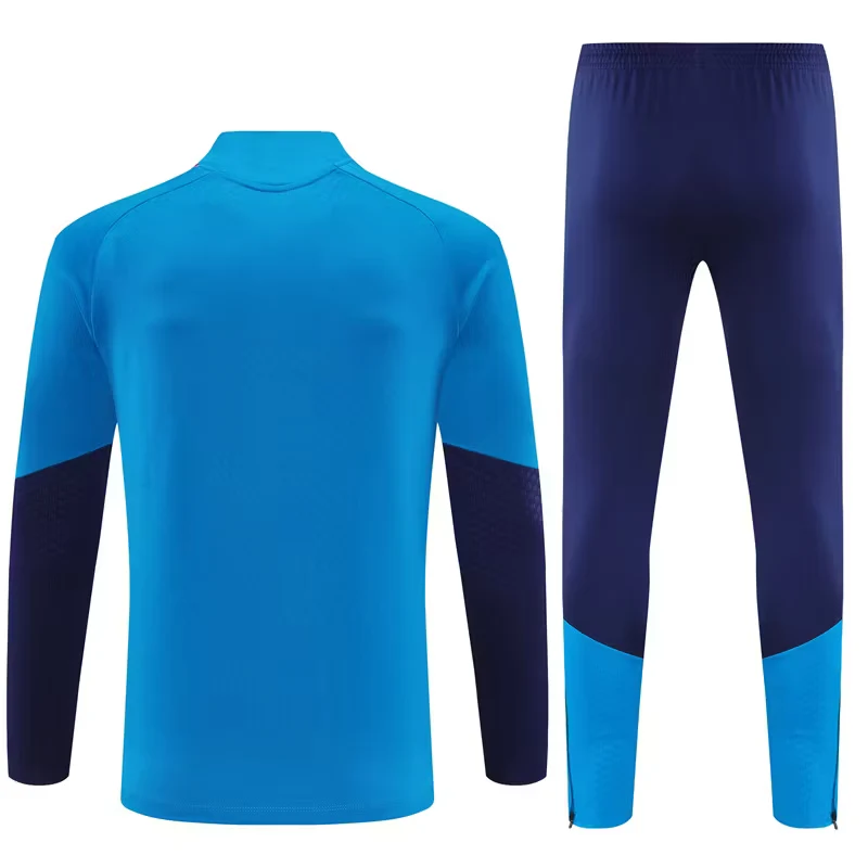 2026-27 Spain Team Lake Blue Half-Zip Training Jersey (Two Stars) view 16