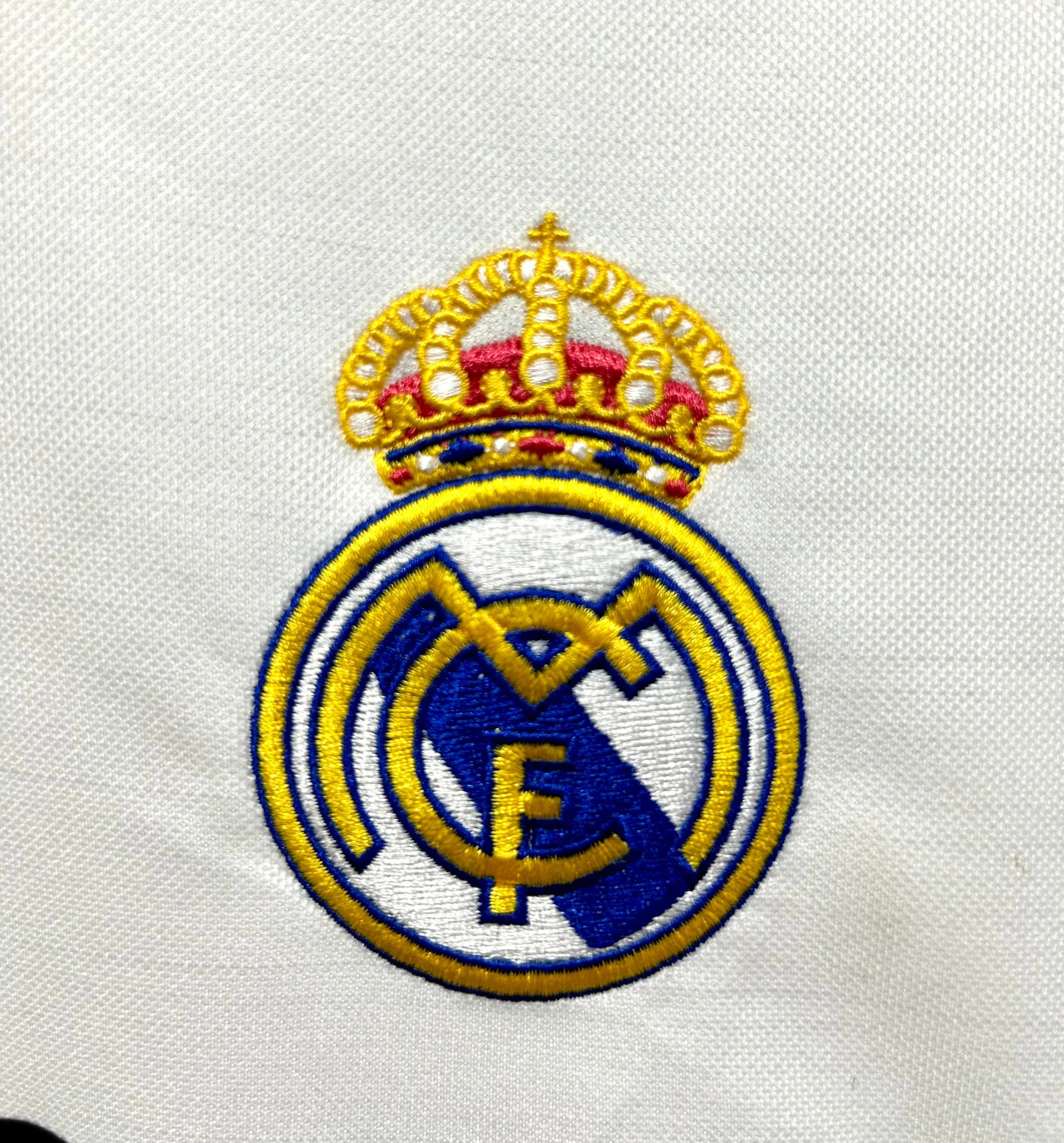 2008-09 Real Madrid Home Retro Jersey view 7