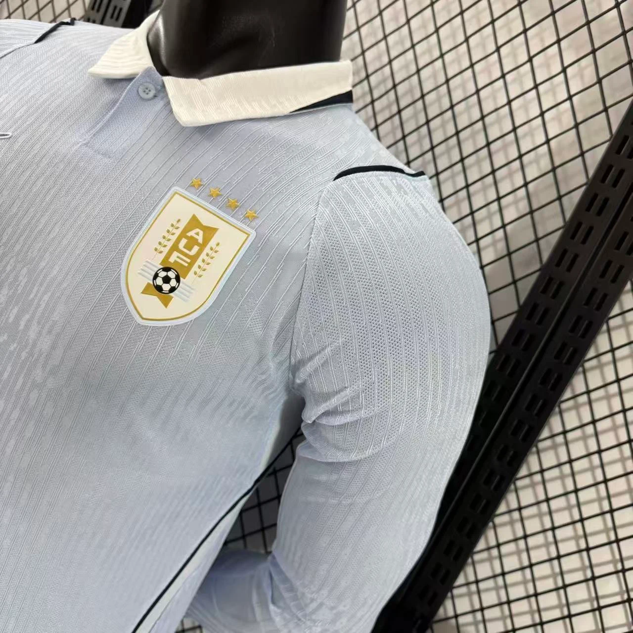 2026-27 Uruguay Home Long-Sleeve Jersey – Player Version view 8