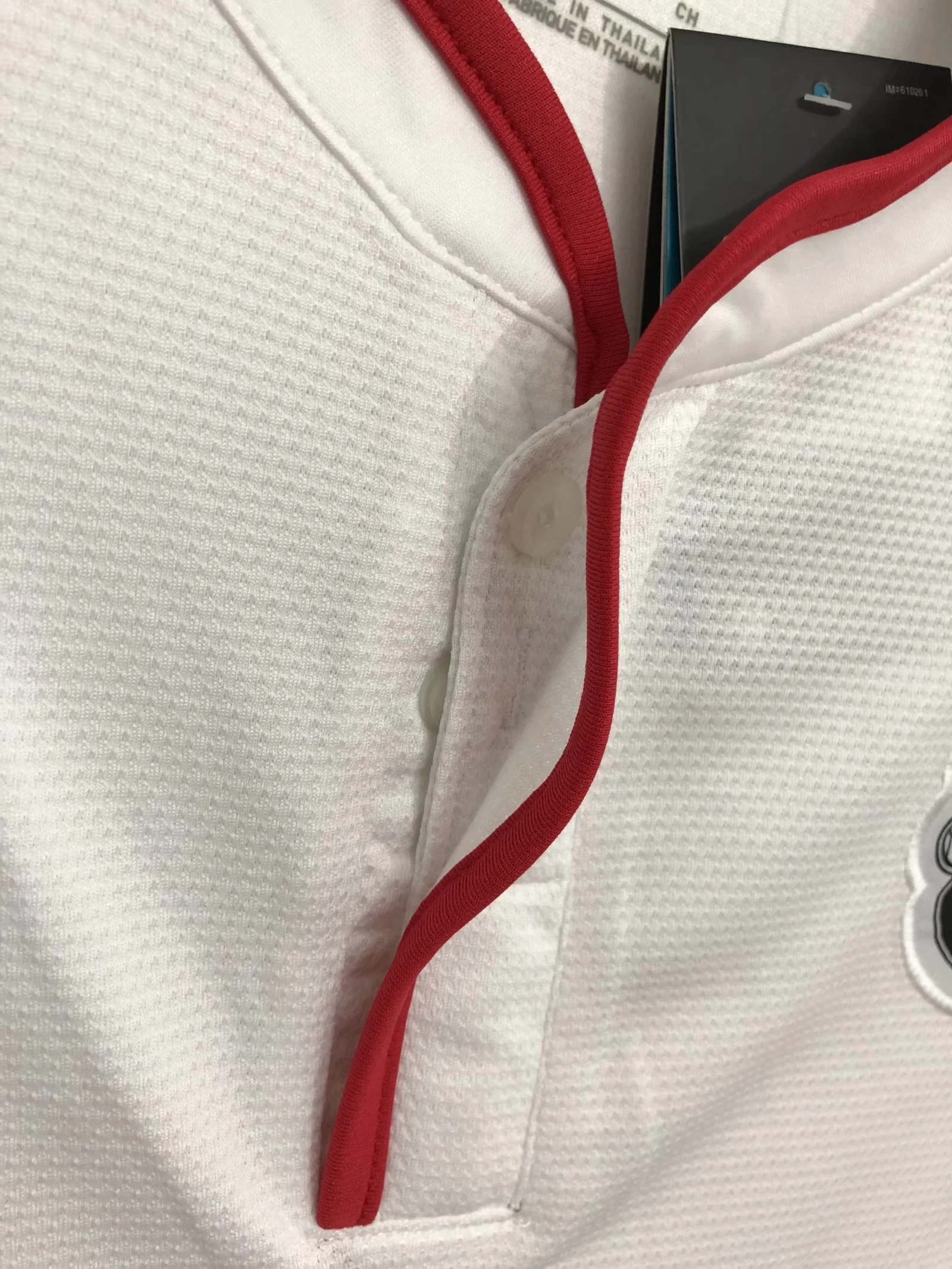 2013-14 Manchester United white retro jersey view 8