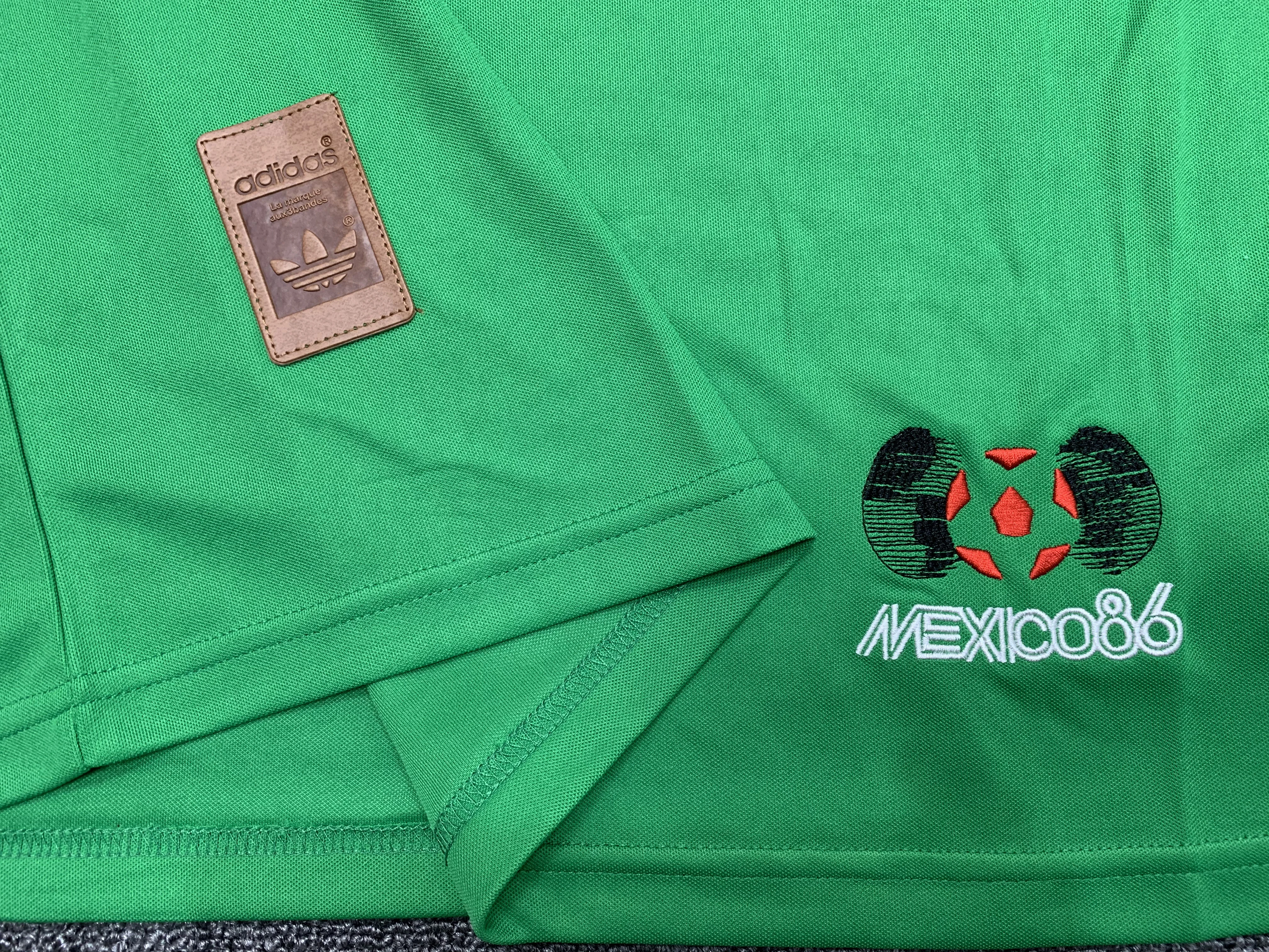 1986 Mexico Home Retro Jersey view 6