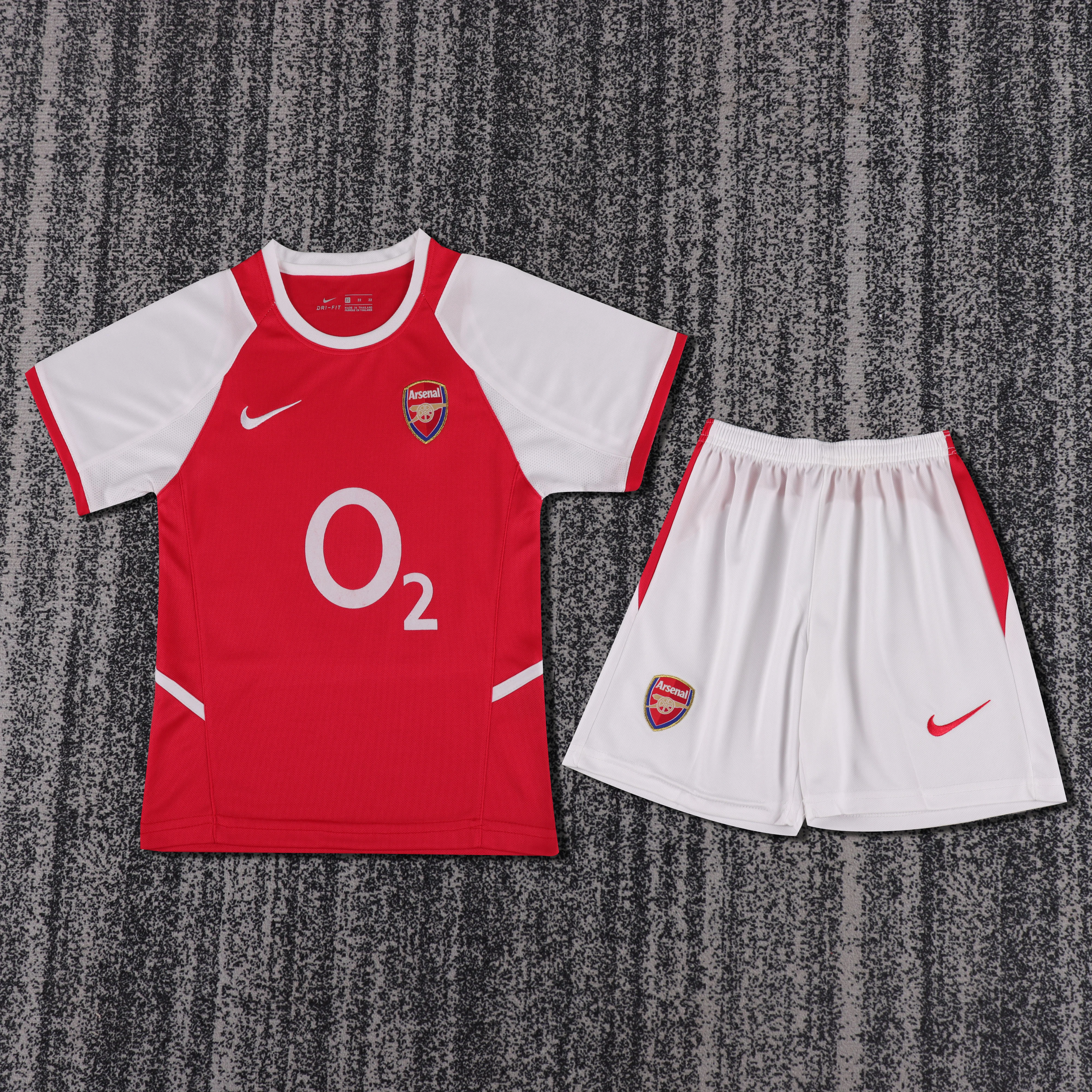 2002-03 Arsenal Home Retro Shirt - Kids Sizes