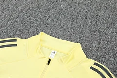 2025-26 Real Madrid Yellow Half-Pull Training Jersey view 12