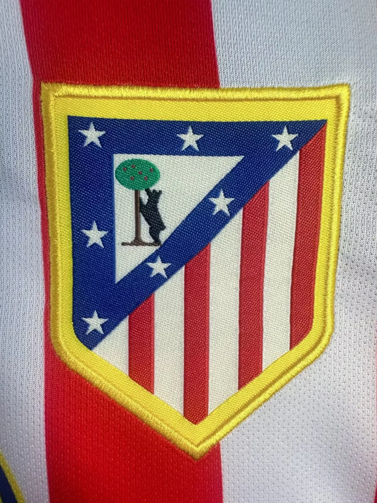 2004-05 Atletico Madrid Home Long Sleeve Retro Jersey view 3