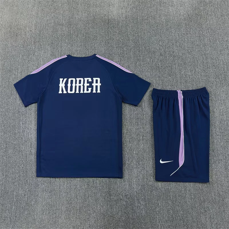 2026-27 South Korea Royal Blue Short-Sleeve Training Jersey view 14