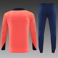 2025-26 Barcelona Orange Pink Half-Pack Training Jersey view 2