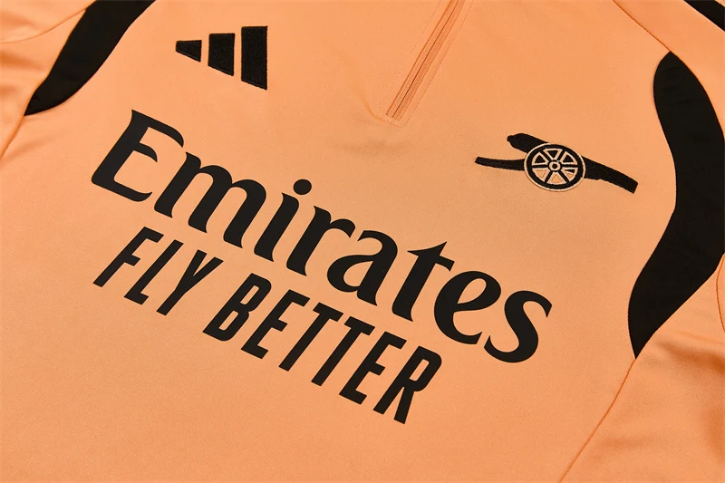 2026-27 Arsenal Orange Half-Zip Training Jersey view 8