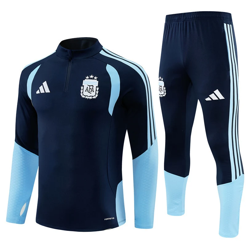 2026-27 Argentina Royal Blue Half-Zip Training Jersey view 16