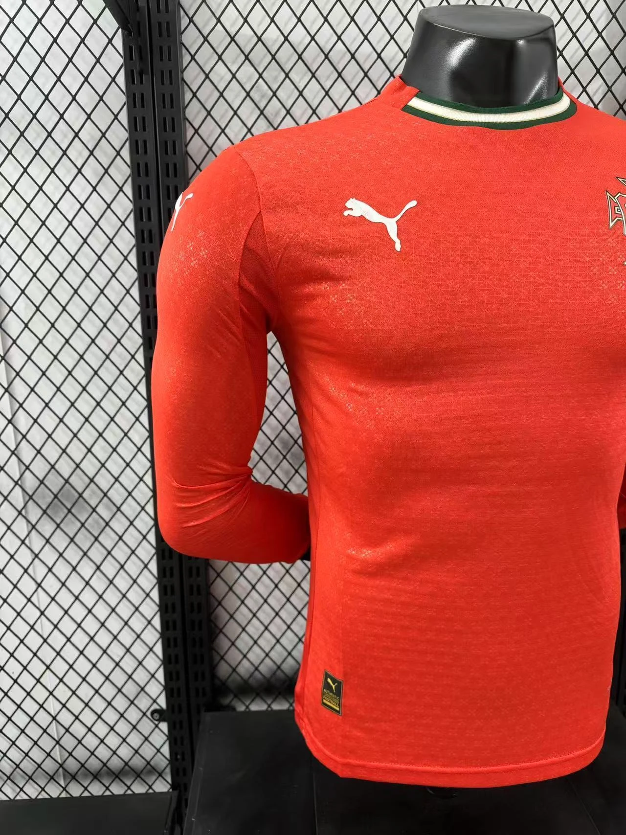 2025-26 Portugal Home Long-Sleeve Jersey - Player Version view 8