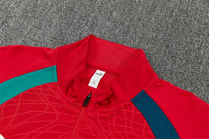 2026-27 Portugal Red Half-Zip Training Jersey view 7