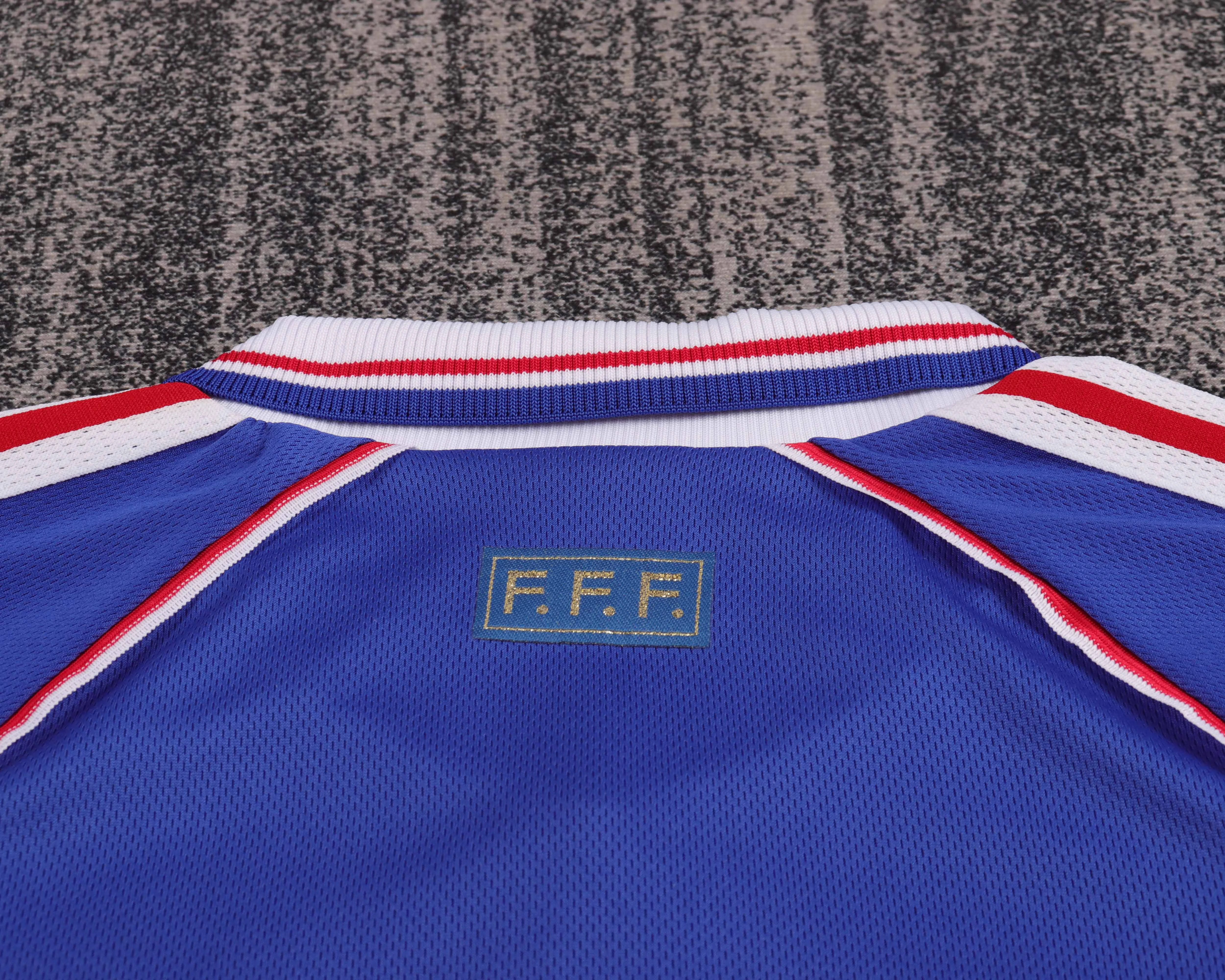 1998 France Home Retro Shirt - Kids Sizes view 9