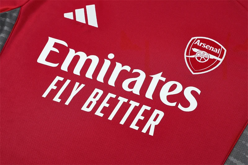 2025-26 Arsenal Red Short-Sleeve Training Jersey view 13