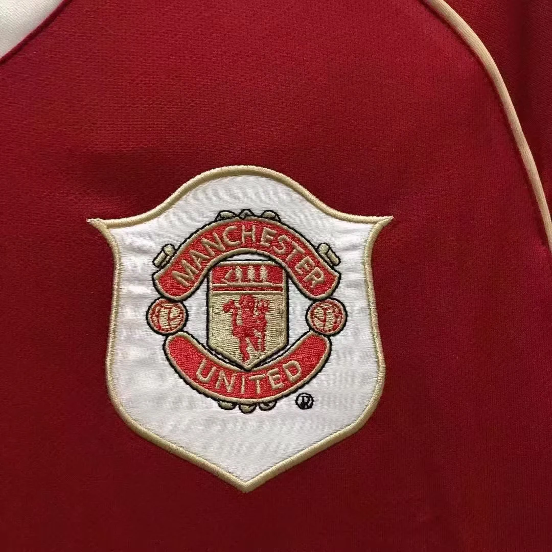 2006-07 Manchester United Home Long Sleeve Retro Shirt view 6