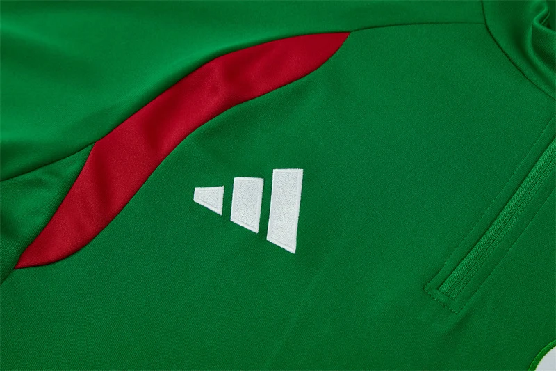 2026-27 Algeria Green Half-Zip Training Jersey view 6