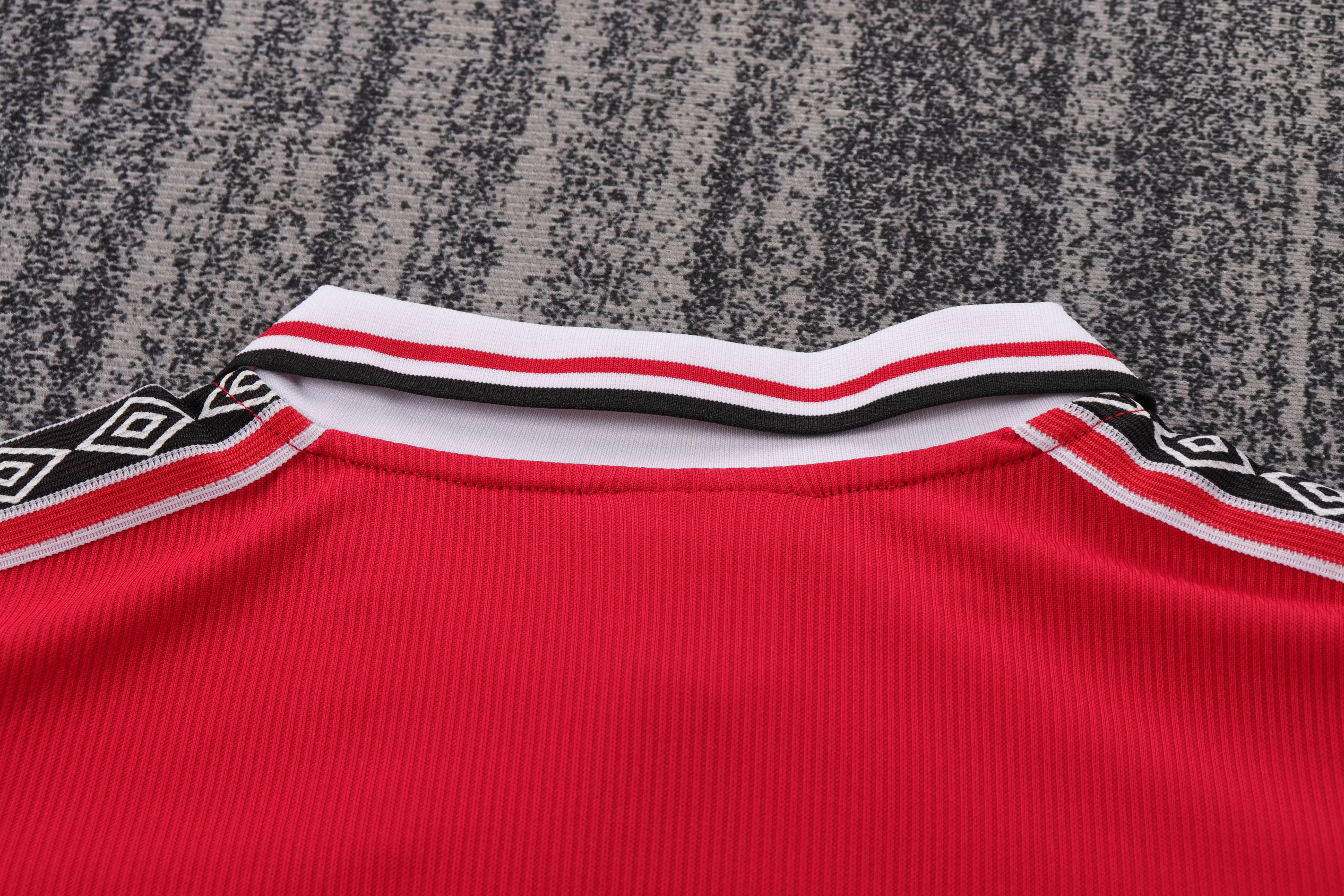 1998-99 Manchester United Home Retro Shirt - Kids view 8
