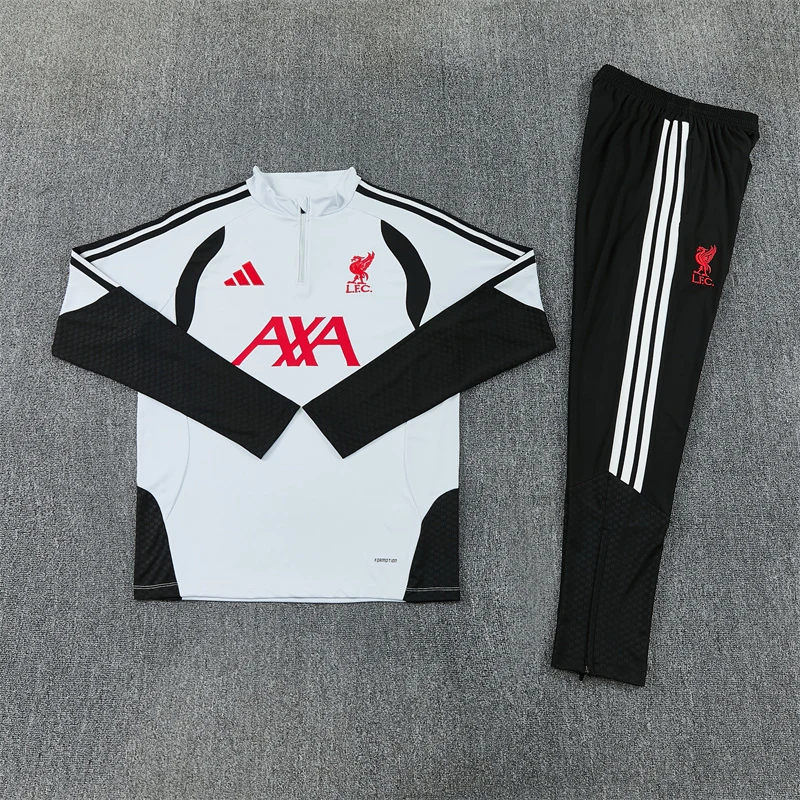 2026-27 Liverpool Light Grey Half-Zip Training Jersey view 16