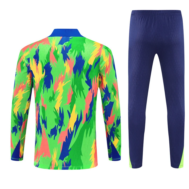 2025-26 Brazil Teal Half-Zip Training Jersey view 20