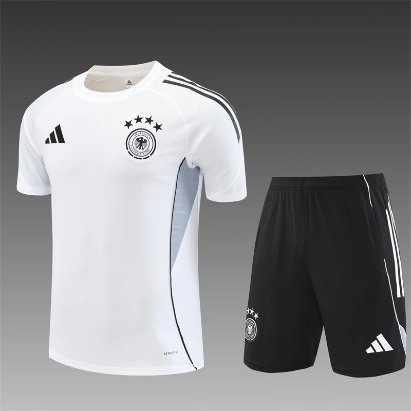 2025-26 Germany White Short-Sleeve Training Jersey