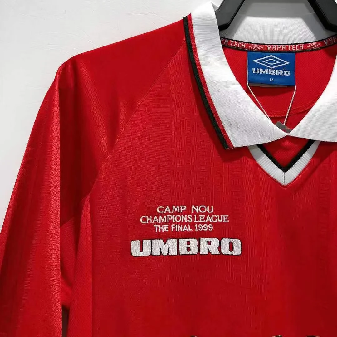 1999-00 Manchester United home retro jersey view 10