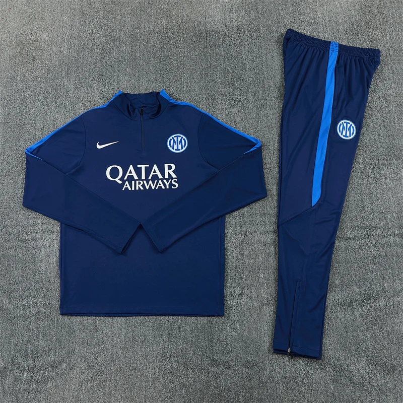 2026-27 Inter Milan Royal Blue Half-Zip Training Jersey view 19