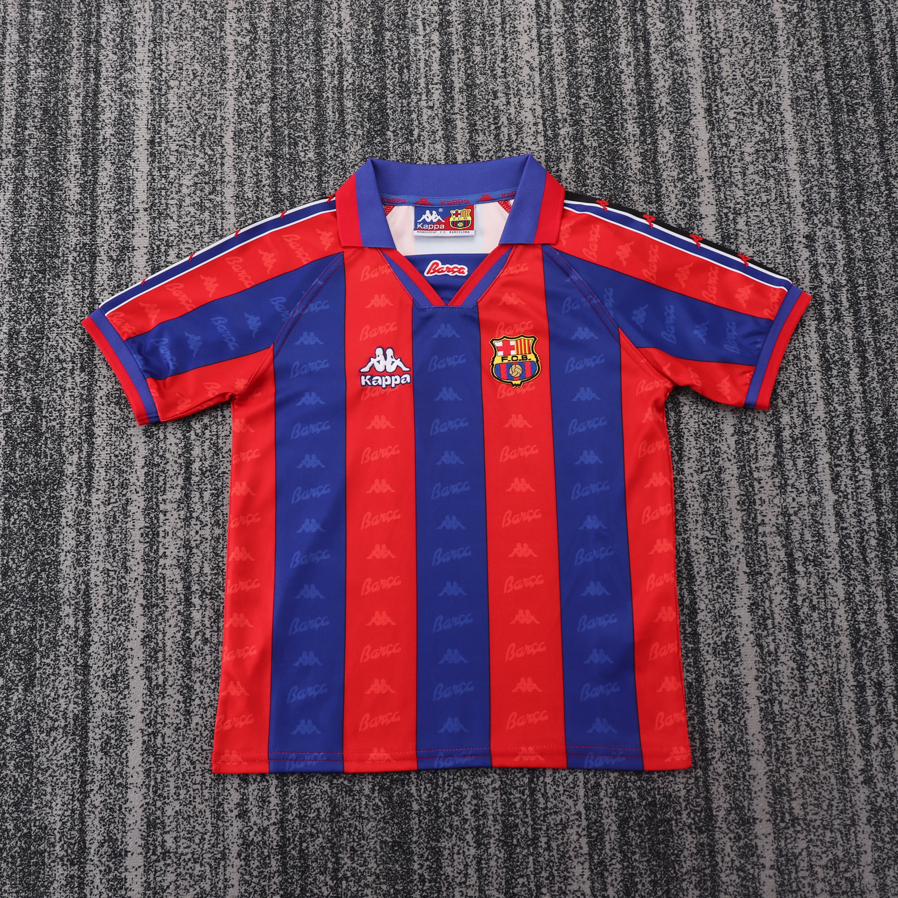 1996-97 Barcelona Home Retro Shirt - Kids Sizes view 10