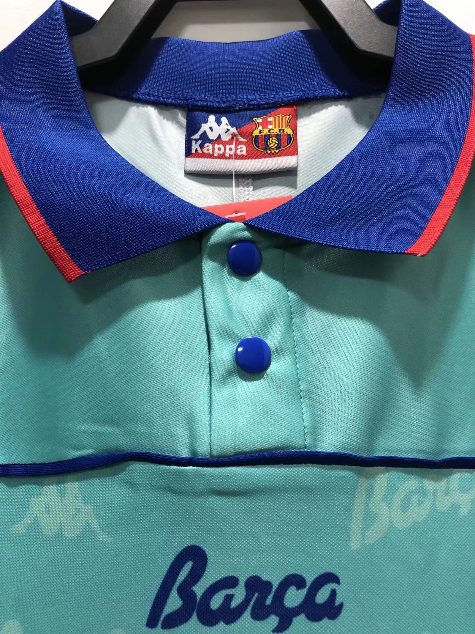 1992-95 Barcelona Away Retro Jersey view 8