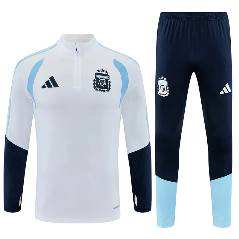 2026-27 Argentina White Half-Zip Training Jersey view 18